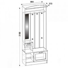 Стенка для прихожей ШП-02 | фото 2