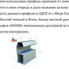 Шкаф-купе 1500 серии SILVER S1+S1+B2+PL2 (2 ящика+1 штанга+1 полка) профиль «Серебро» | фото 4