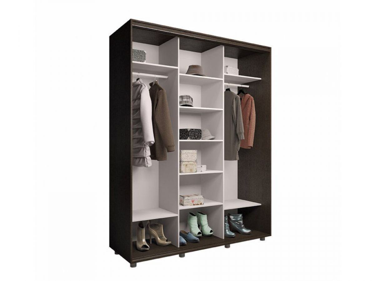 Шкаф-купе "Удачный" 3-хдвер. ОУ 24-6-111 (Белый) | фото 2