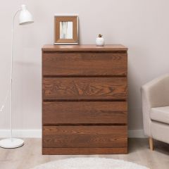 S01705 Варма Прайм 4 комод 80x100x48 шпон ясень, коричневый | фото 3